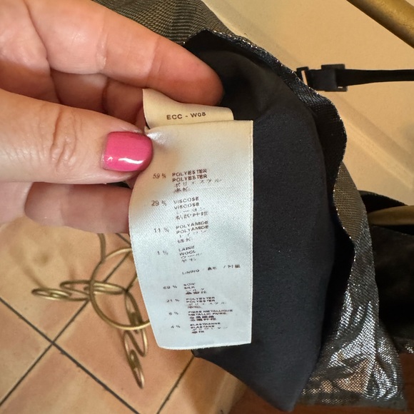 Louis Vuitton Black/Silver/Gray Sleeveless Bustier Camisole - Picture 8 of 8